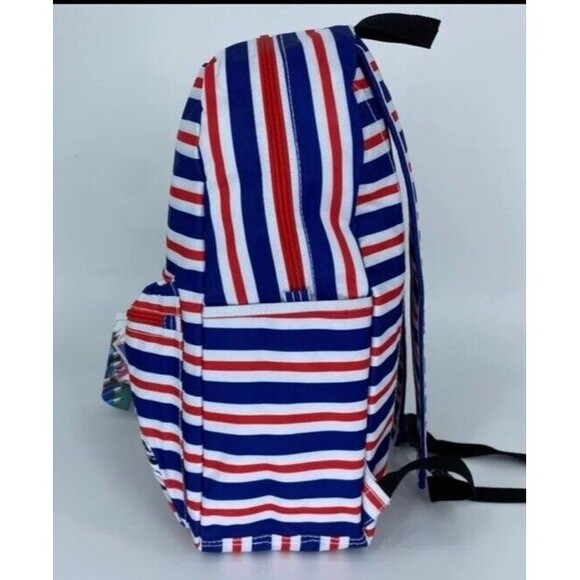Olympia USA Backpack Cornell 18” Stripe Nautical Patriotic A-1000 UNISEX NEW - Picture 5 of 12